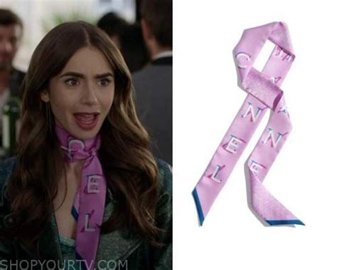 emily in paris chanel scarf|emily in paris chanel.